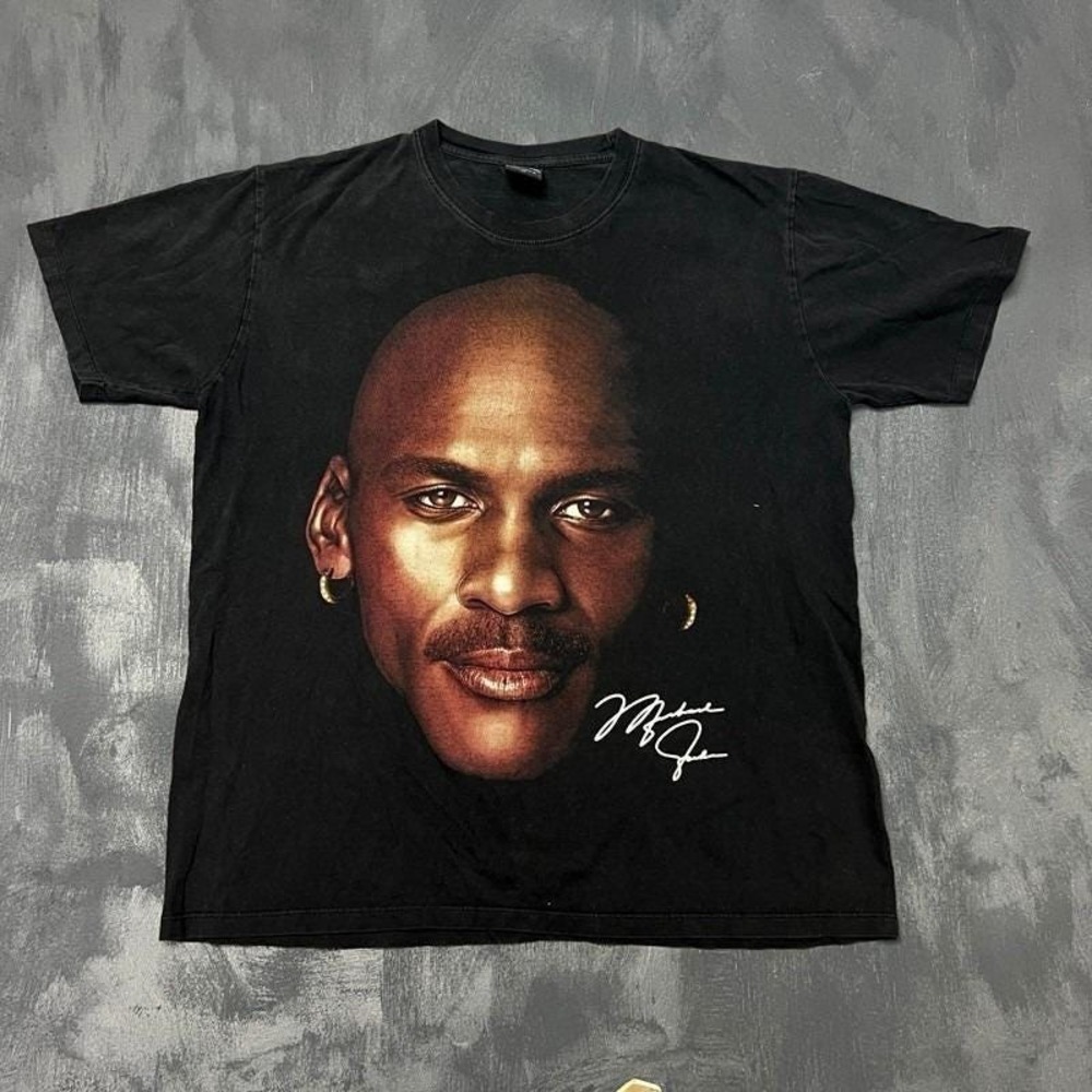 Vintage Michael Jordan Shirt Mens XL Black 2000s Rock Tees Thailand